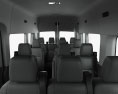 Ford Transit Passenger Van L2H3 with HQ interior 2015 Modelo 3D
