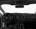 Ford F-150 Super Crew Cab XLT con interior 2017 Modelo 3D dashboard