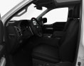 Ford F-150 Super Crew Cab XLT with HQ interior 2017 3d model seats