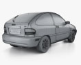 Ford Festiva Trio 3 porte hatchback 2000 Modello 3D