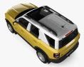 Ford Bronco Sport Heritage Limited Edition 2024 Modello 3D vista dall'alto