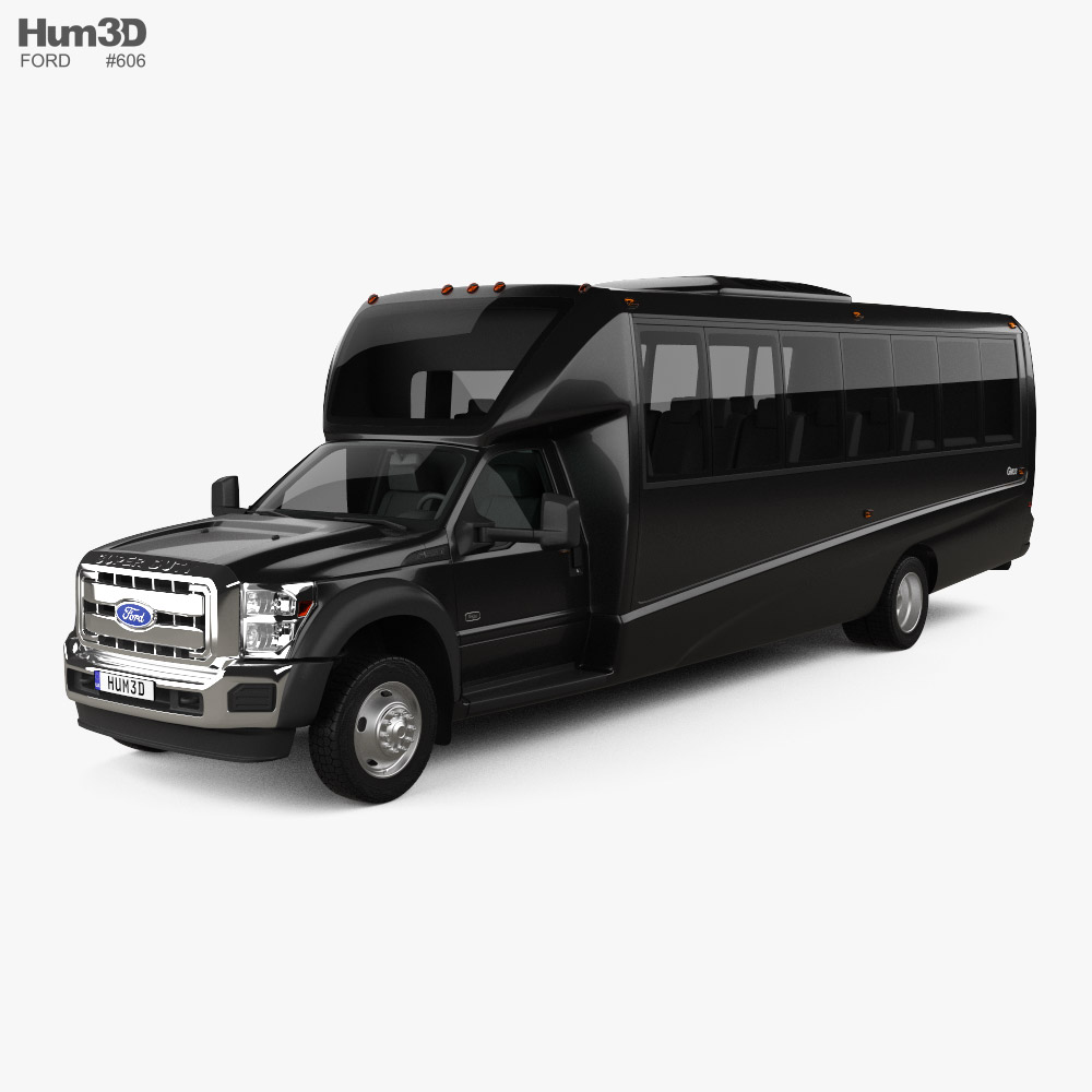 Ford F-550 Grech Shuttle Bus 2014 Modelo 3d