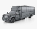 Ford F-550 Grech Shuttle Bus 2017 Modelo 3D wire render