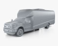 Ford F-550 Grech Shuttle Bus 2017 3D模型 clay render