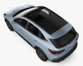 Ford Escape Plug-In Hybrid 2024 3D模型 顶视图