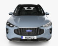 Ford Escape Plug-In Hybrid 2024 3D模型 正面图