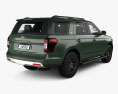 Ford Expedition Timberline 2024 3D 모델  back view