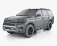 Ford Expedition Timberline 2024 3d model wire render