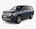 Ford Expedition Platinum 2024 3D 모델 