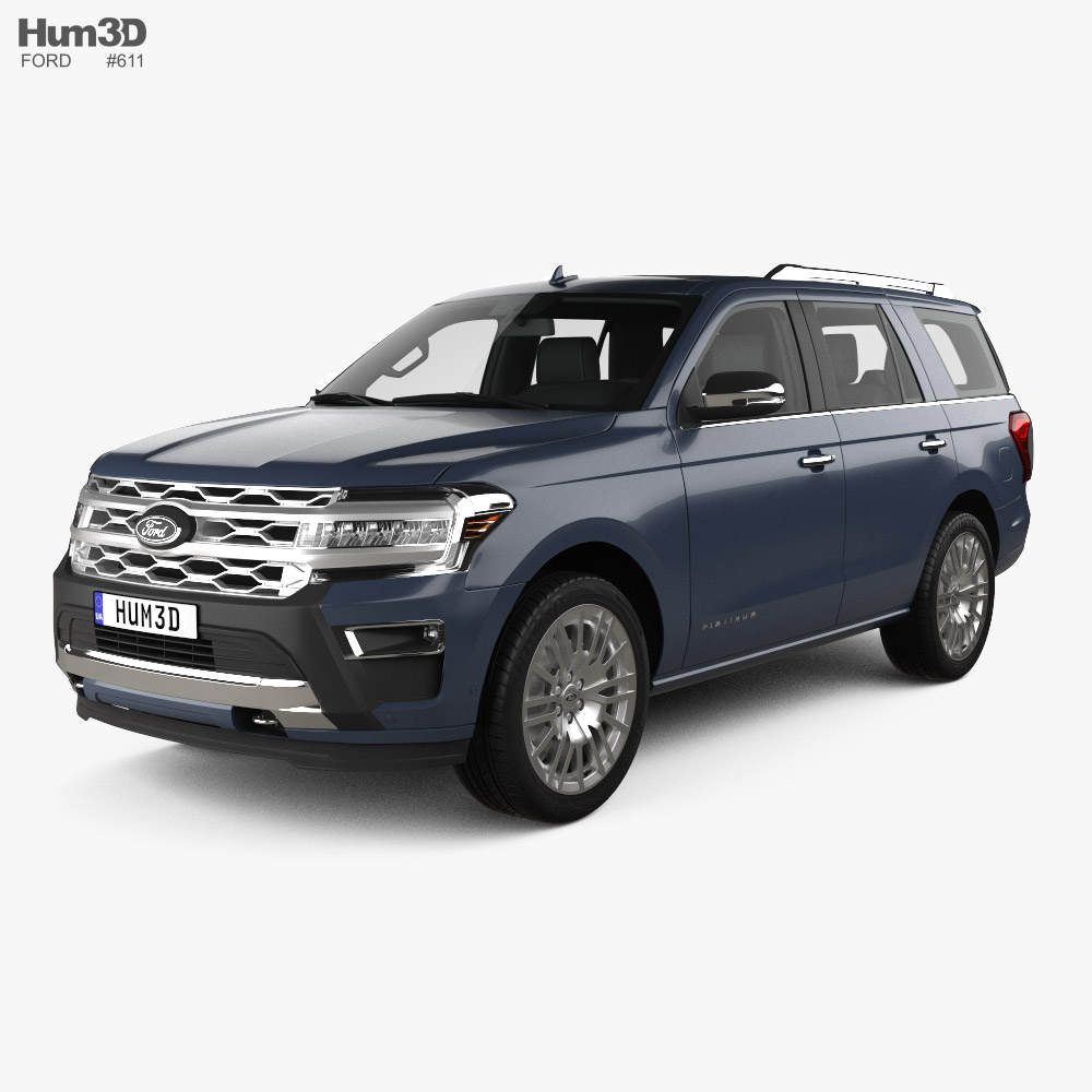 Ford Expedition Platinum 2022 3D model