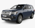 Ford Expedition Platinum 2024 3D модель