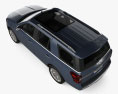 Ford Expedition Platinum 2024 3D 모델  top view