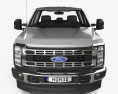 Ford F-250 Super Duty Crew Cab Long 침대 XLT 2024 3D 모델  front view