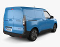 Ford Transit Courier E 2024 3D 모델  back view
