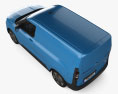 Ford Transit Courier E 2024 Modello 3D vista dall'alto