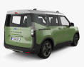 Ford Tourneo Courier Active 2024 3d model back view