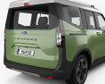 Ford Tourneo Courier Active 2024 3D模型