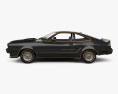 Ford Mustang King Cobra 1981 3d model side view