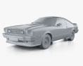Ford Mustang King Cobra 1981 3D模型 clay render