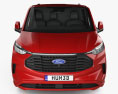 Ford Transit Custom Furgoneta L1H1 2024 Modelo 3D vista frontal