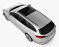 Ford Mondeo turnier Hybrid 2022 3d model top view