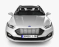 Ford Mondeo turnier Hybrid 2022 3d model front view