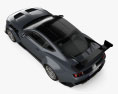 Ford Mustang GTD 2024 3D-Modell Draufsicht