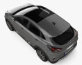 Ford Puma Titanium X 2020 3D-Modell Draufsicht