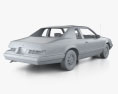Ford Thunderbird with HQ interior 1983 3D-Modell