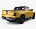 Ford Ranger Super Cab Wildtrak 2022 3D 모델 