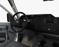 Ford E-350 Box Truck with HQ interior and engine 2016 3d model dashboard