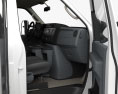 Ford E-350 Box Truck con interni e motore 2016 Modello 3D