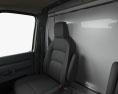 Ford E-350 Box Truck con interni e motore 2016 Modello 3D