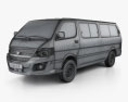 Foton View C 2014 3D-Modell wire render