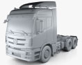 Foton Auman TL 트랙터 트럭 2014 3D 모델  clay render