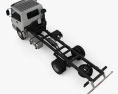 Foton Auman TX (1621) 섀시 트럭 2축 2015 3D 모델  top view