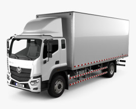 3D model of Foton Aumark S Box Truck 2020