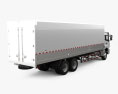 Foton ETX-N Wing Van Truck 3 essieux 2024 Modèle 3d vue arrière