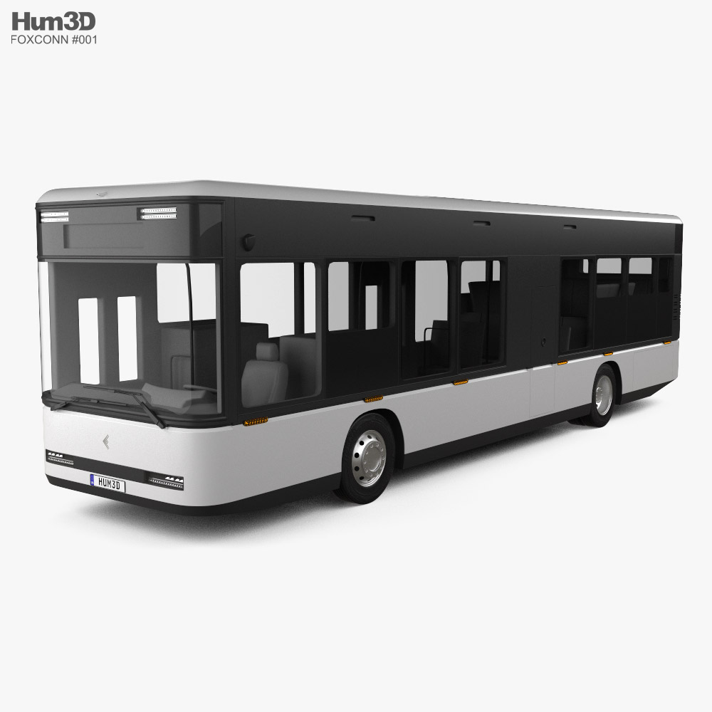 Foxconn Model T Autobus 2024 Modèle 3D