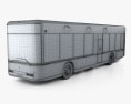 Foxconn Model T bus 2022 3d model wire render