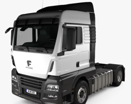 Framo e 180-280 트랙터 트럭 2017 3D 모델 