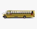Thomas Saf-T-Liner C2 Autocarro Escolar 2012 Modelo 3d vista lateral