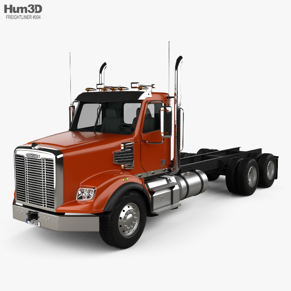 Freightliner Coronado SD 底盘驾驶室卡车 2014 3D模型