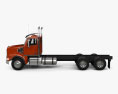 Freightliner Coronado SD Chassis Truck 2014 3d model side view
