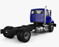 Freightliner 108SD 底盘驾驶室卡车 2014 3D模型 后视图