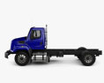 Freightliner 108SD 底盘驾驶室卡车 2014 3D模型 侧视图