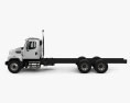 Freightliner 114SD 底盘驾驶室卡车 2014 3D模型 侧视图