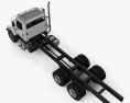 Freightliner 114SD 섀시 트럭 2014 3D 모델  top view