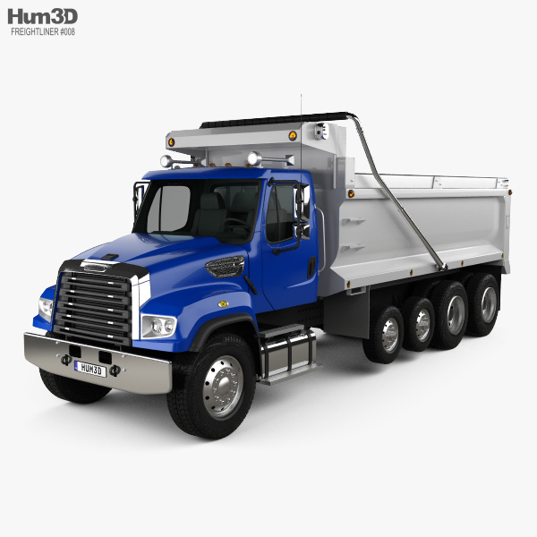 Freightliner 114SD Dump Truck 2014 3D model