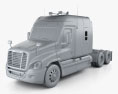 Freightliner Cascadia XT Tractor Truck 2016 3d model clay render